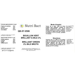 Photo : Brilliant Green 2% Bile Broth